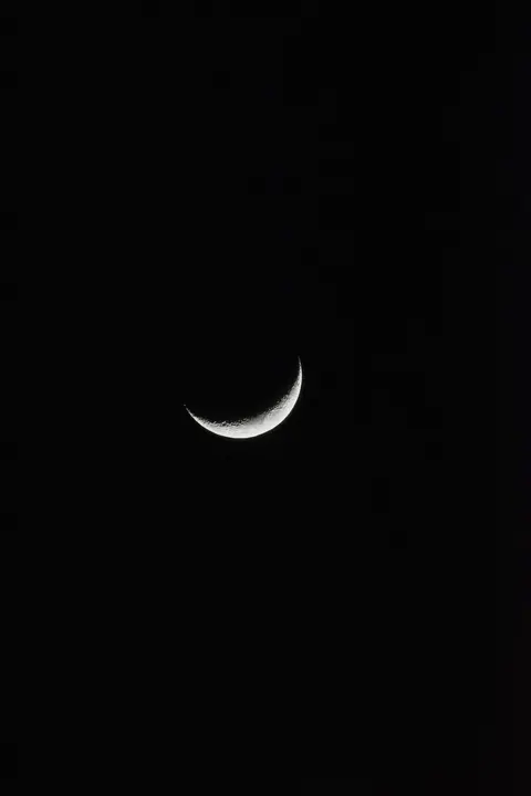 Crescent Moon Phone Wallpaper · moon · 1440×2160