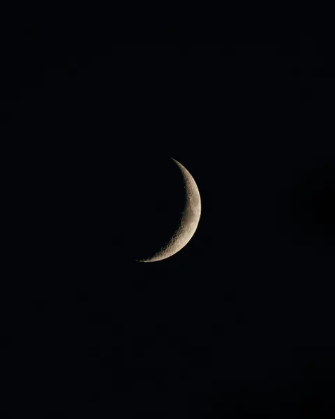 Crescent Moon Phone Wallpaper · moon · 1440×1800
