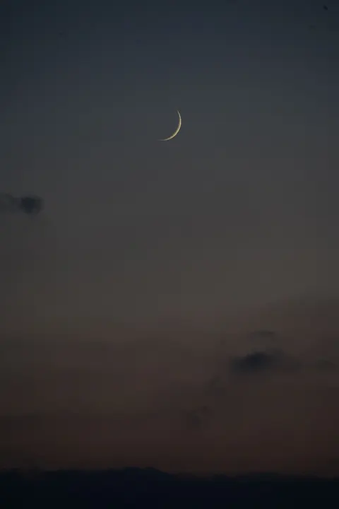 Crescent Moon Phone Wallpaper · moon · 1440×2160