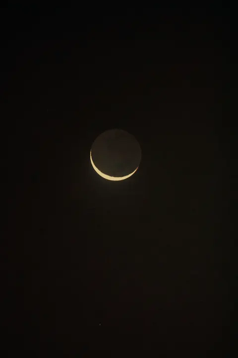 Crescent Moon Phone Wallpaper · moon · 1440×2160