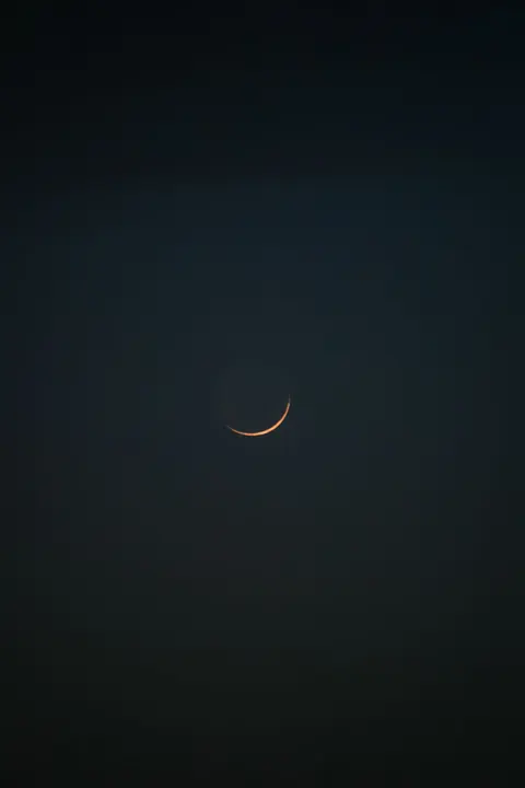 Crescent Moon Phone Wallpaper · moon · 1440×2160