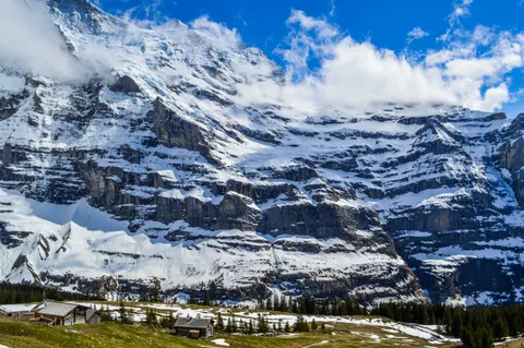 Sfondo Alpi svizzere 4K · mountains · 3840×2553