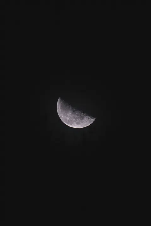 Crescent Moon Phone Wallpaper · moon · 1440×2160
