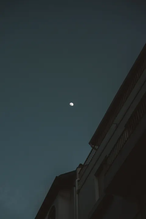 Crescent Moon Phone Wallpaper · moon · 1440×2160