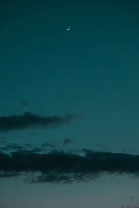 Crescent Moon Phone Wallpaper · moon · 1440×2160