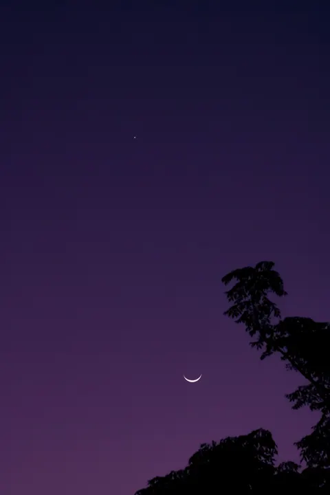 Crescent Moon Phone Wallpaper · moon · 1440×2160