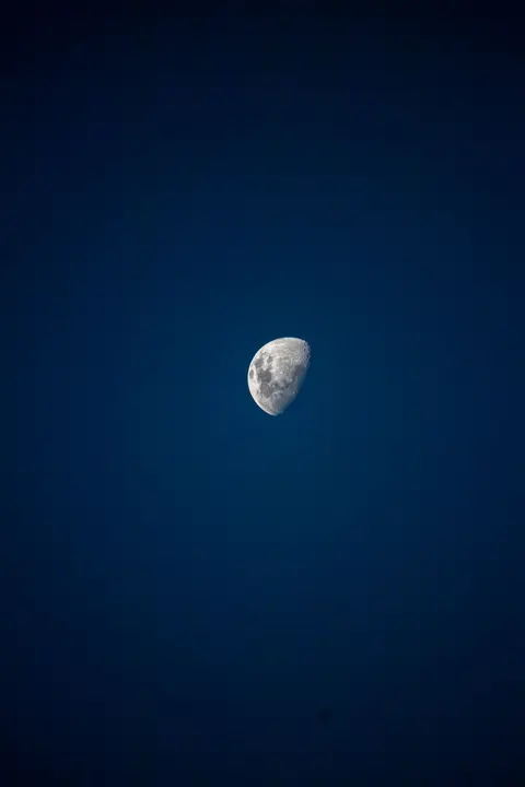 Crescent Moon Phone Wallpaper · moon · 1440×2160