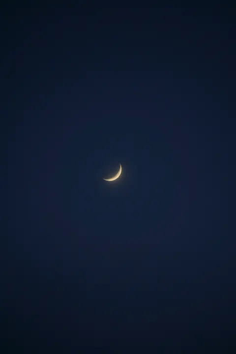 Crescent Moon Phone Wallpaper · moon · 1440×2160
