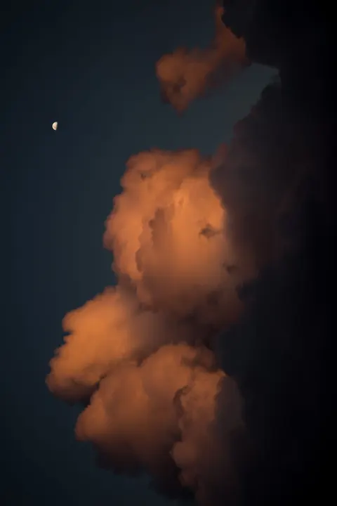 Trăng Và Mây Hình Nền Điện Thoại · moon · 1440×2159
