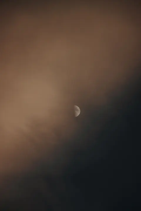 Moon Clouds Phone Wallpaper · moon · 1440×2160