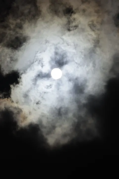 Moon Clouds Phone Wallpaper · moon · 1440×2160