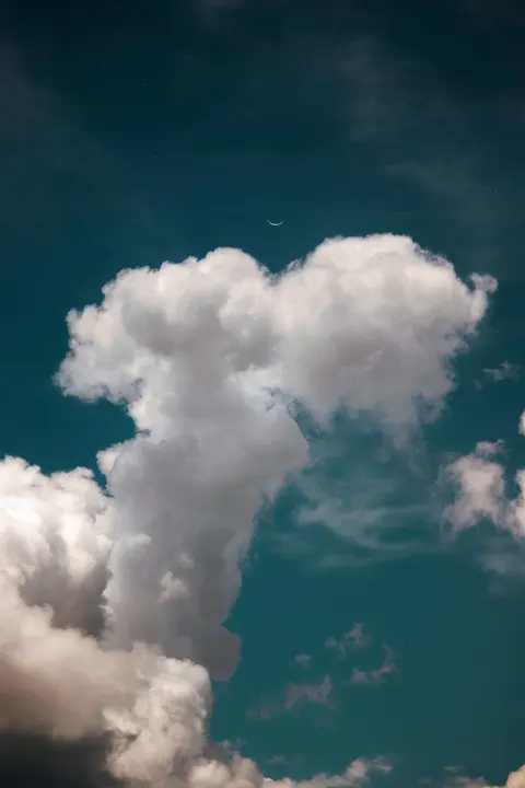 Moon Clouds Phone Wallpaper · moon · 1440×2160
