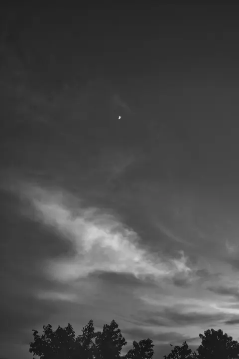 Moon Clouds Phone Wallpaper · moon · 1440×2160