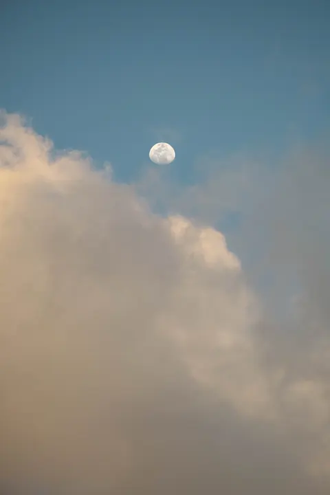 Moon Clouds Phone Wallpaper · moon · 1440×2160