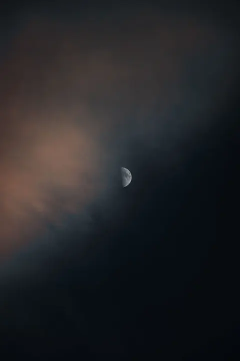 Moon Clouds Phone Wallpaper · moon · 1440×2160