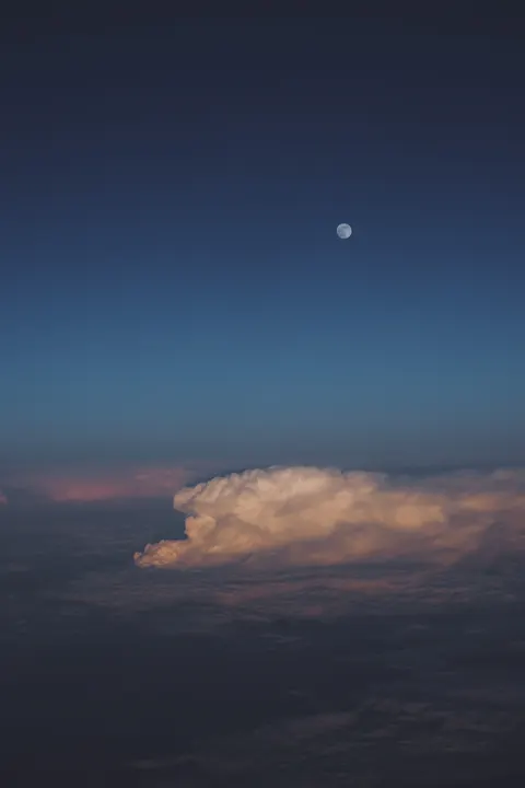 Moon Clouds Phone Wallpaper · moon · 1440×2160