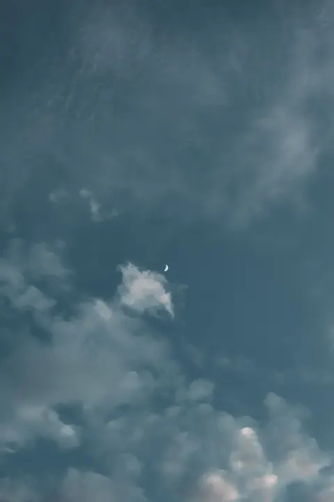 Moon Clouds Phone Wallpaper · moon · 1440×2160