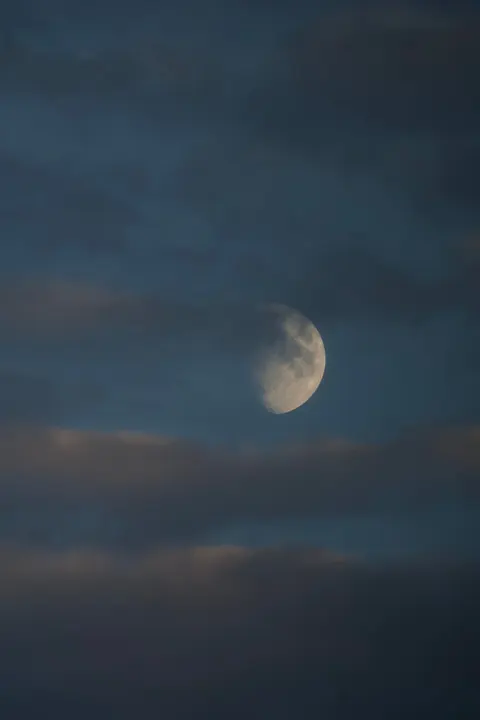 Moon Clouds Phone Wallpaper · moon · 1440×2160
