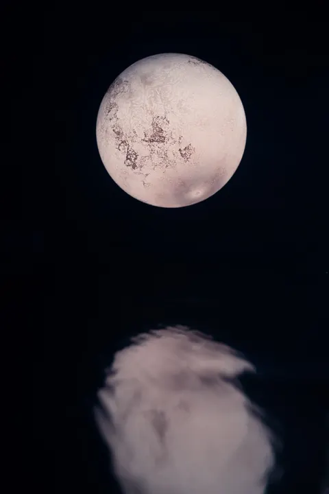 Moonlight Water Phone Wallpaper · moon · 1440×2160