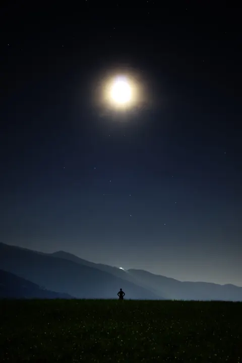 Moonlight Water Phone Wallpaper · moon · 1440×2160