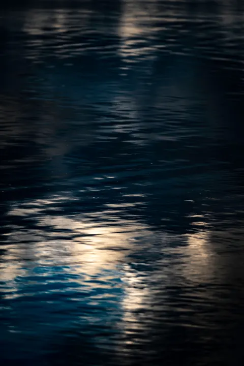 Moonlight Water Phone Wallpaper · moon · 1440×2160