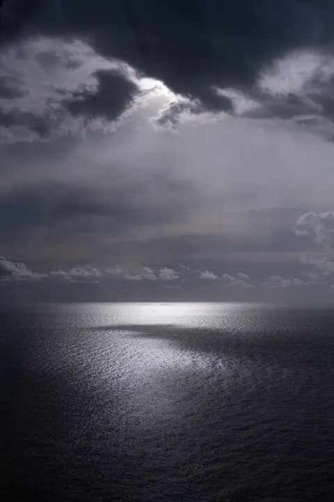 Moonlight Water Phone Wallpaper · moon · 1440×2160