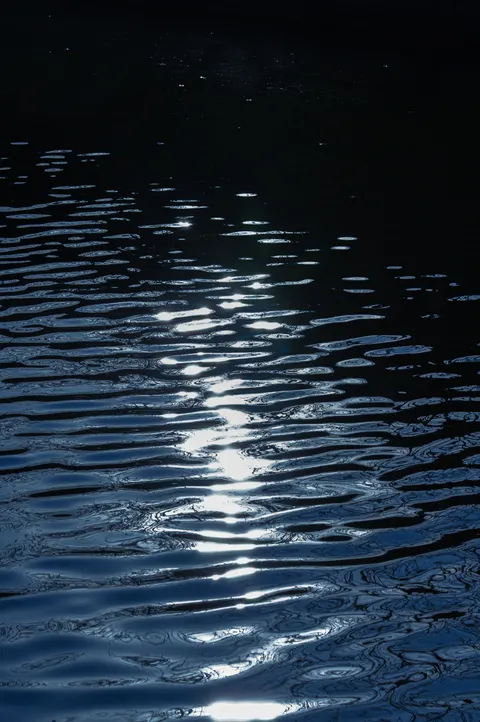 Moonlight Water Phone Wallpaper · moon · 1440×2166