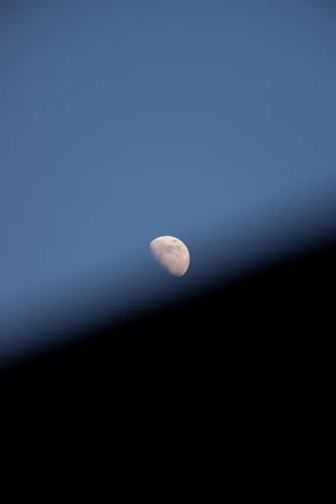 Crescent Moon Phone Wallpaper · moon · 1440×2160