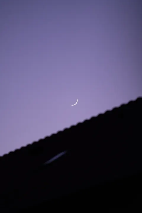Crescent Moon Phone Wallpaper · moon · 1440×2160