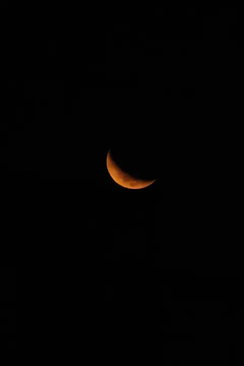 Crescent Moon Phone Wallpaper · moon · 1440×2160