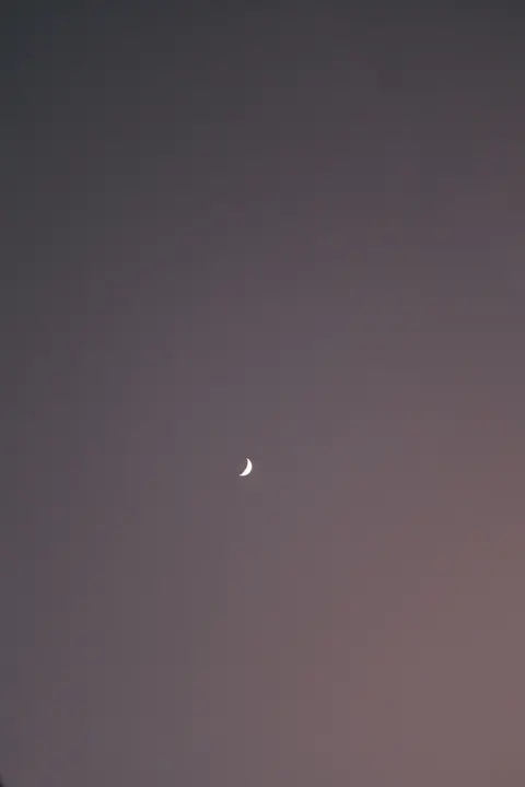 Crescent Moon Phone Wallpaper · moon · 1440×2160