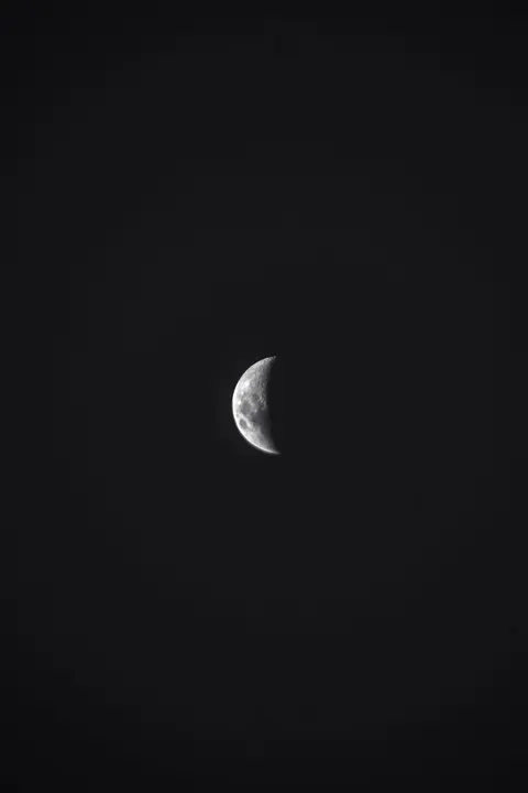 Crescent Moon Phone Wallpaper · moon · 1440×2160
