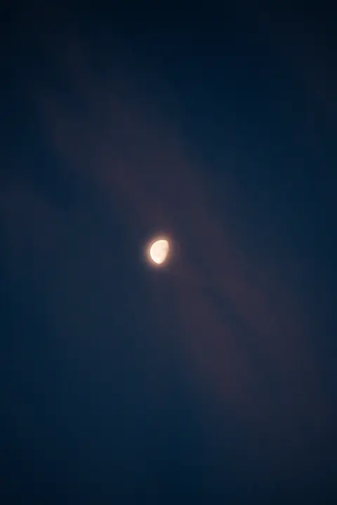 Crescent Moon Phone Wallpaper · moon · 1440×2160