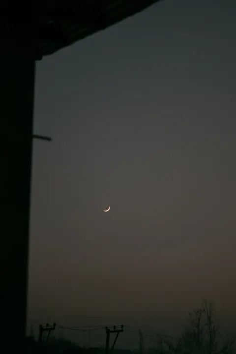 Crescent Moon Phone Wallpaper · moon · 1440×2160