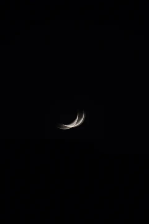 Crescent Moon Phone Wallpaper · moon · 1440×2160