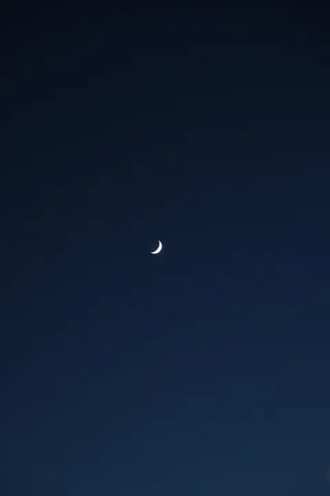 Crescent Moon Phone Wallpaper · moon · 1440×2160