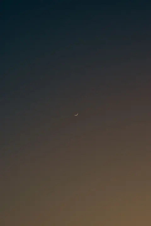 Crescent Moon Phone Wallpaper · moon · 1440×2160