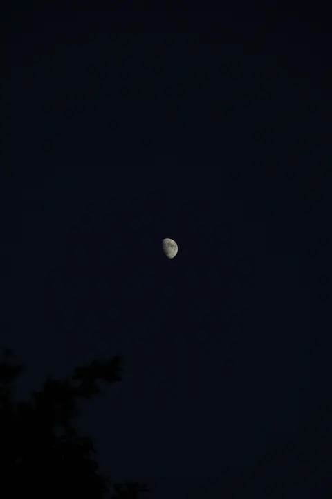 Crescent Moon Phone Wallpaper · moon · 1440×2160