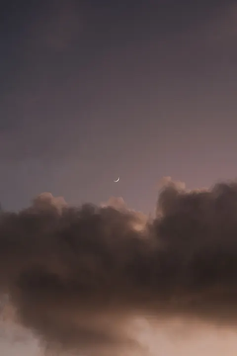 هلال ماه والپیپر موبایل · moon · 1440×2160