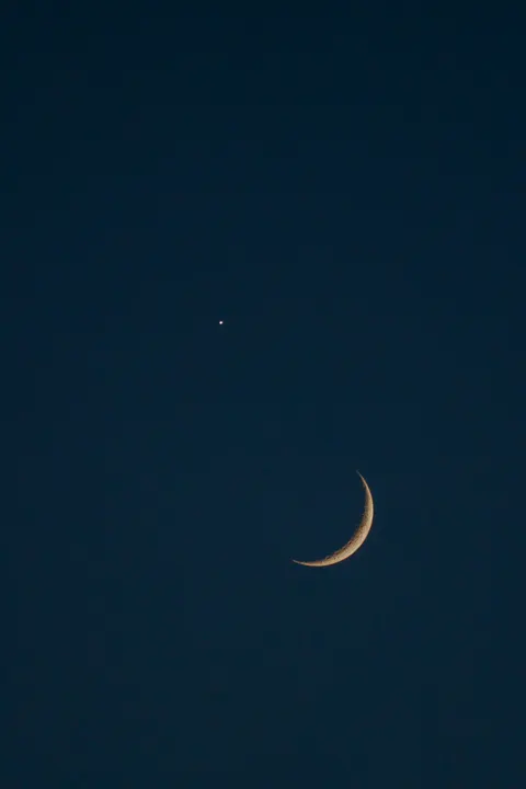 Crescent Moon Phone Wallpaper · moon · 1440×2160