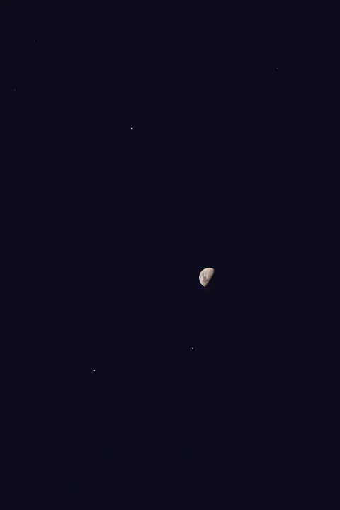 Crescent Moon Phone Wallpaper · moon · 1440×2160