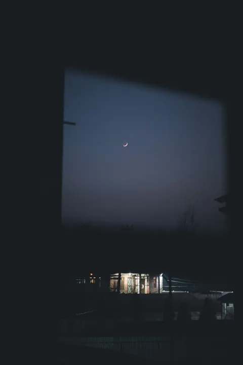 Crescent Moon Phone Wallpaper · moon · 1440×2160