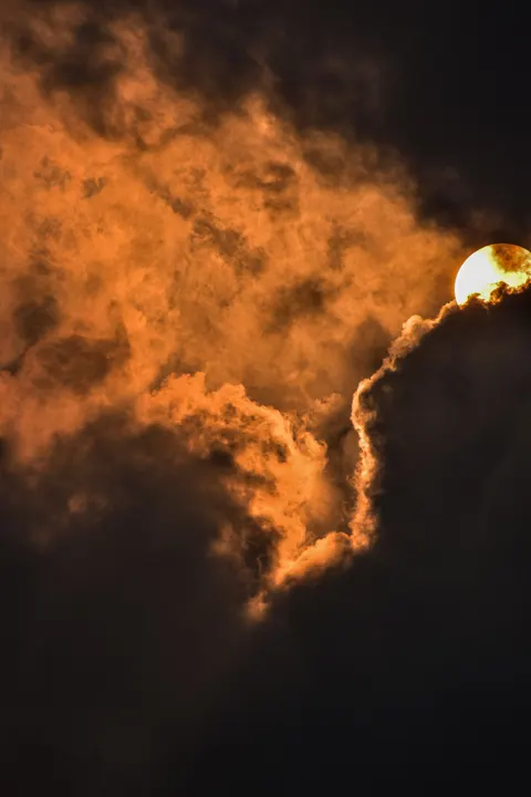 Moon Clouds Phone Wallpaper · moon · 1440×2160