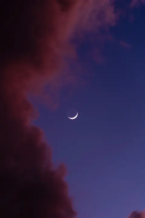 Moon Clouds Phone Wallpaper · moon · 1440×2160
