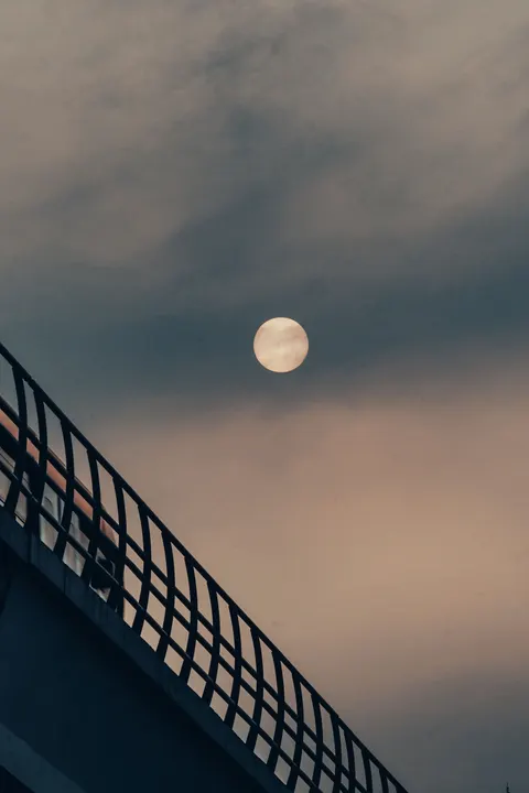 Moon Clouds Phone Wallpaper · moon · 1440×2160