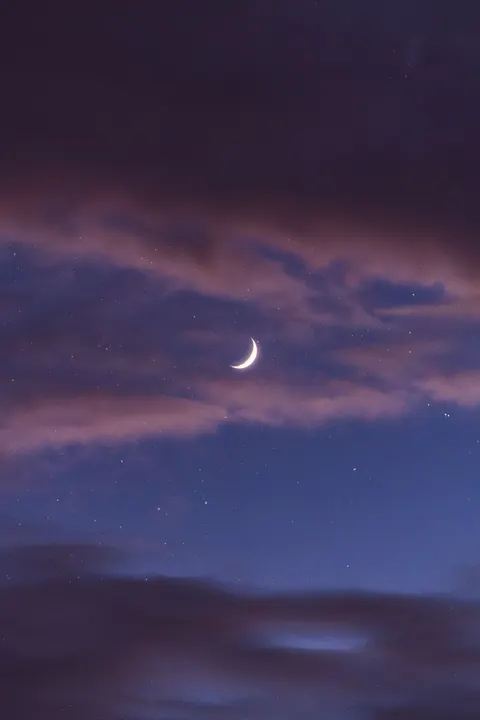 Moon Clouds Phone Wallpaper · moon · 1440×2160