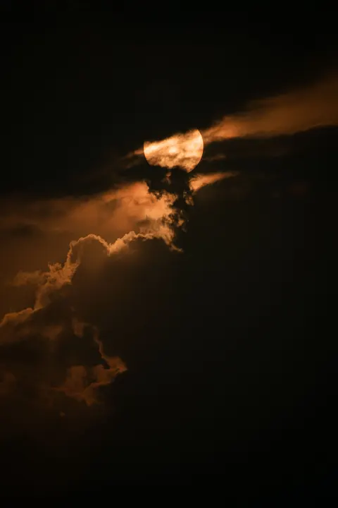 Moon Clouds Phone Wallpaper · moon · 1440×2160