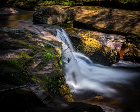 झरना 4K वॉलपेपर · nature · 3840×3070