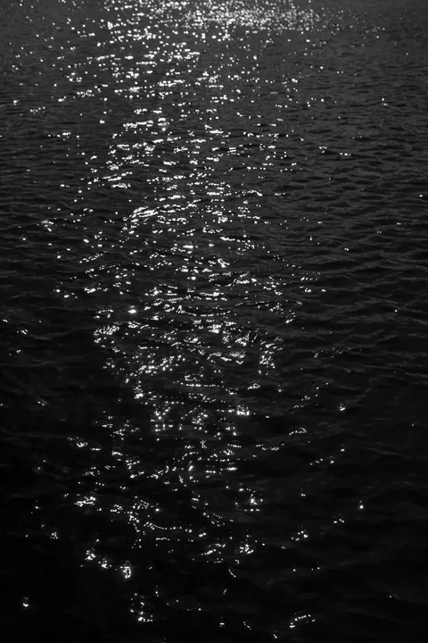 Moonlight Water Phone Wallpaper · moon · 1440×2160