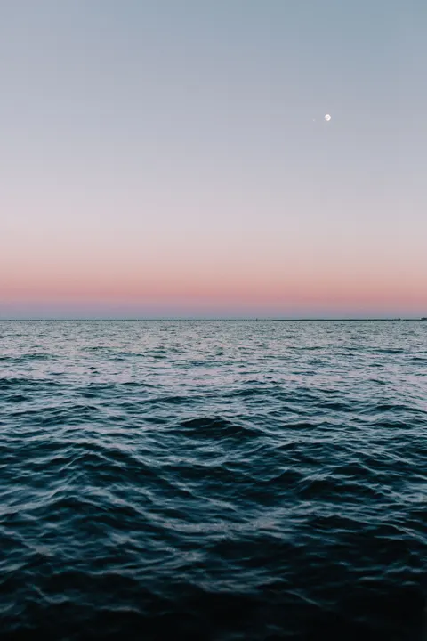 Moonlight Water Phone Wallpaper · moon · 1440×2160